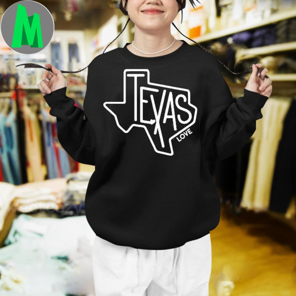 Design TEXAS LOVE Youth Comfort Shirt Unisex