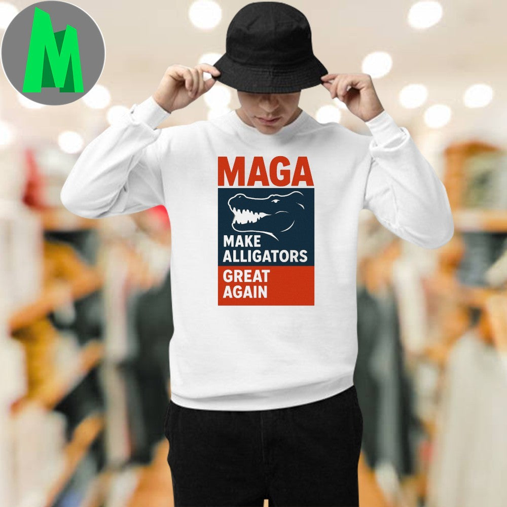 Design Trump Maga Make Alligators Great Again Florida Shirt Unisex