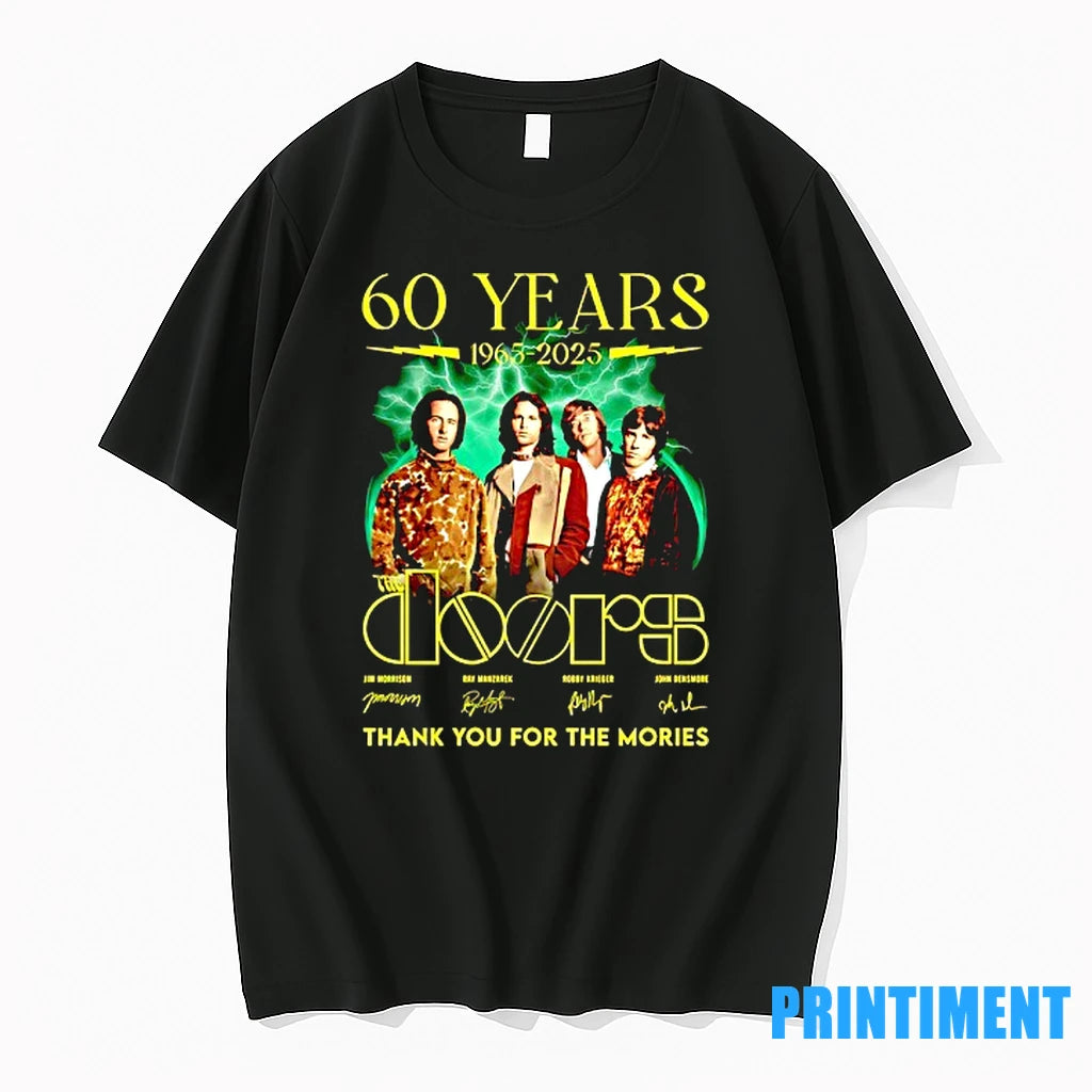 Doors 60 Years 1965 2025 Thank You For The Memories Actors Signature Tshirts Sweater