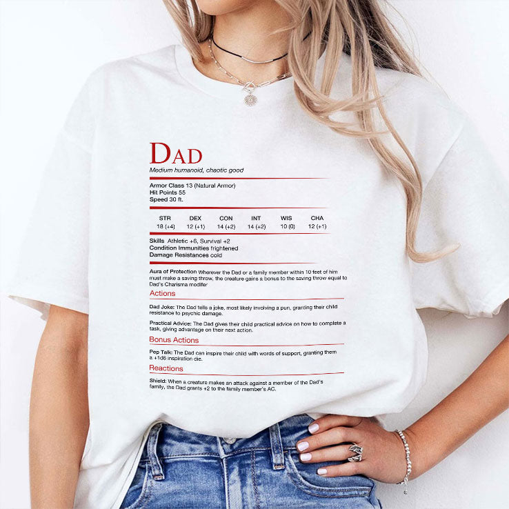 Dungeons & Dragons Dad T Shirt