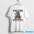Frog Id Like To Thank My Middle Finger For Always Sticking Up For Me Tshirts