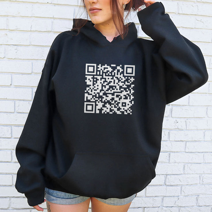 He’s Back Trump QR Code T Shirt