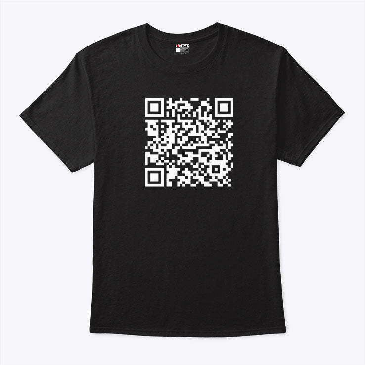 He’s Back Trump QR Code T Shirt