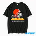 Horror Movie Characters You Cant Sit With Us Cleveland Browns Halloween Tshirts Sweater