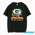 Horror Movie Characters You Cant Sit With Us Green Bay Packers Halloween Tshirts Sweater