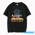 Horror Movie Characters You Cant Sit With Us Miami Marlins Halloween Tshirts Sweater