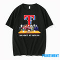 Horror Movie Characters You Cant Sit With Us Texas Rangers Halloween Tshirts Sweater