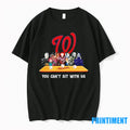 Horror Movie Characters You Cant Sit With Us Washington Nationals Halloween Tshirts Sweater