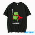Huzzah Frog Knight Sword Meme Tshirts Sweater