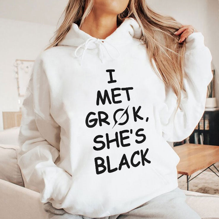 I Met Grok She’s Black T Shirt