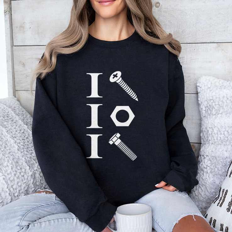 I Screw I Nut I Bolt Mechanic Hardware Tool T Shirt Unisex
