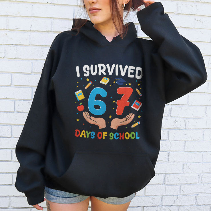I Survived 67 Days Of School T Shirt