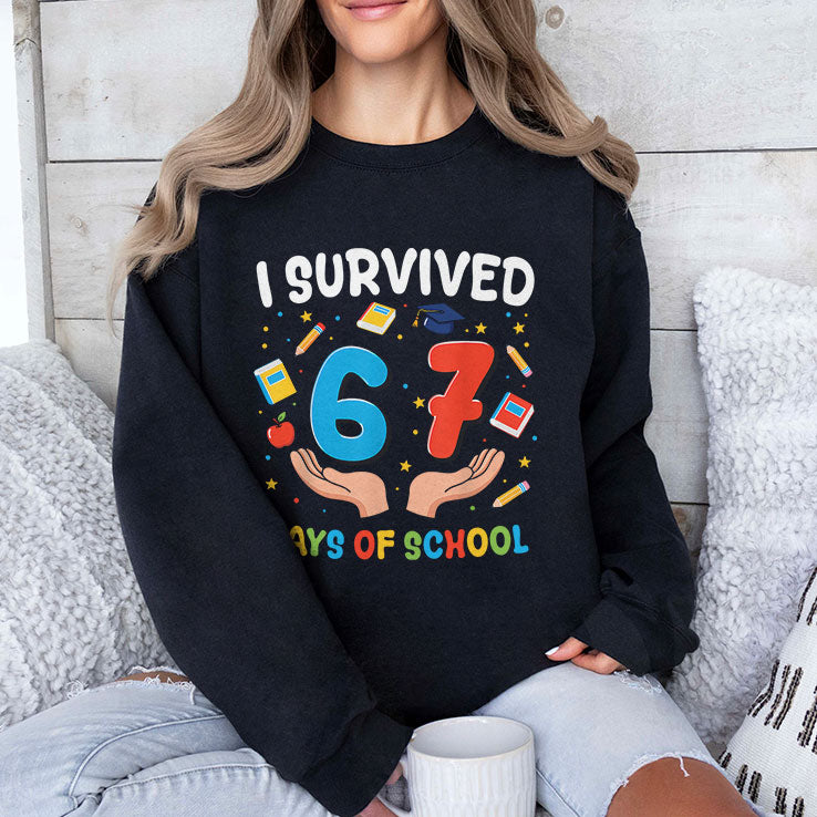 I Survived 67 Days Of School T Shirt