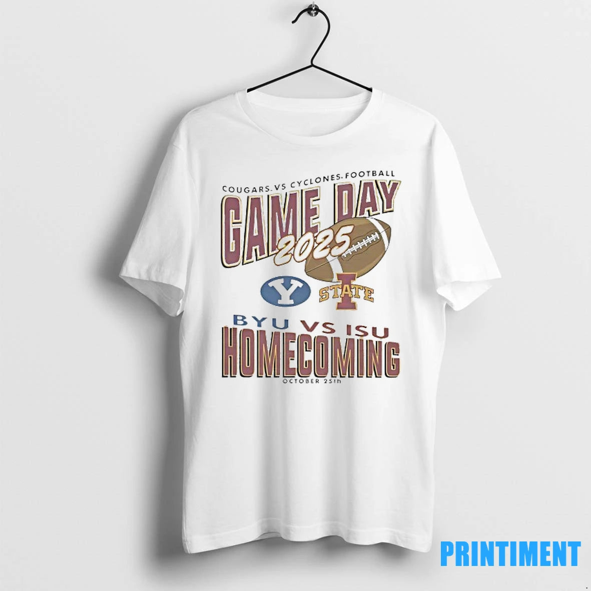 Iowa State Cyclones Vs Byu Cougars Gameday Homecoming Football 2025 Tshirts Sweater