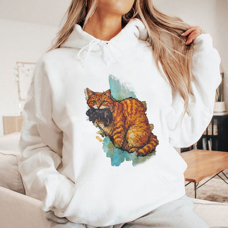 Iran Map Orange Tabby Cat T Shirt