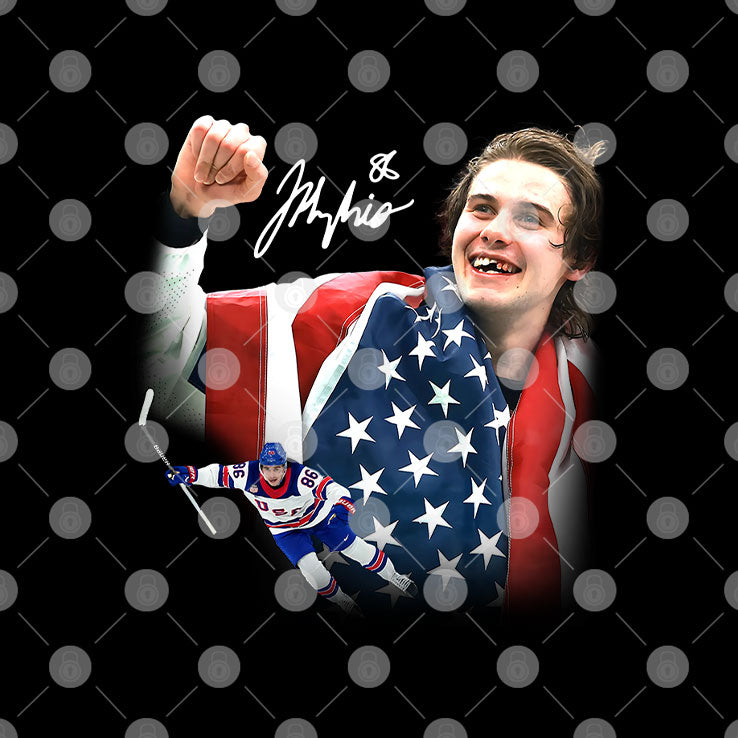 Jack Hughes Golden Goal T Shirt