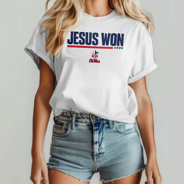 Trinidad Chambliss Jesus Won Ole Miss Football Shirt
