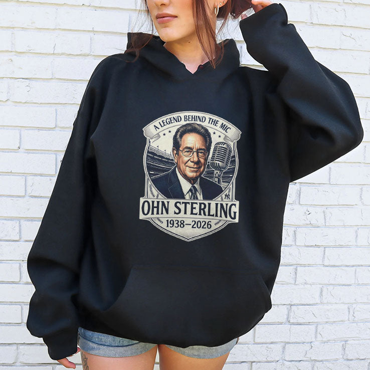 John Sterling A Legend Behind The Mic 1938-2026 T Shirt