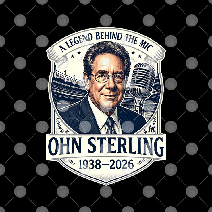 John Sterling A Legend Behind The Mic 1938-2026 T Shirt
