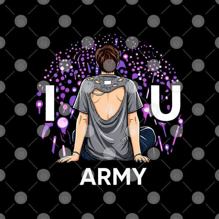 Joonie I Love You Army T Shirt Unisex