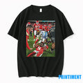 Juju Smith Schuster Vs Brian Branch Tackle Sideline Action Tshirts Sweater