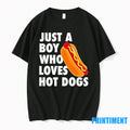 Just A Boy Who Loves Hot Dogs Tshirts Sweater