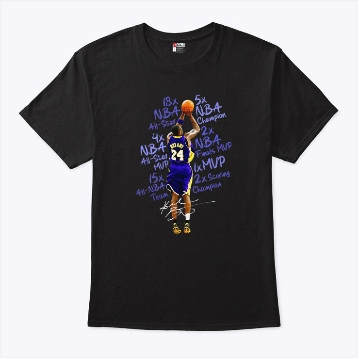 Kobe Bryant Achievements T Shirt