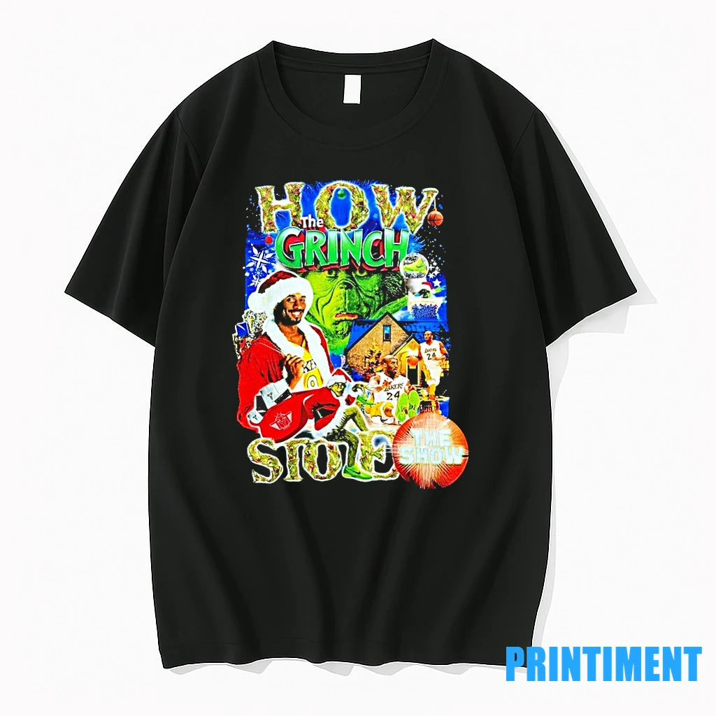 Kobe Bryant Los Angeles Lakers The Grinch How Stole Christmas Tshirts Sweater
