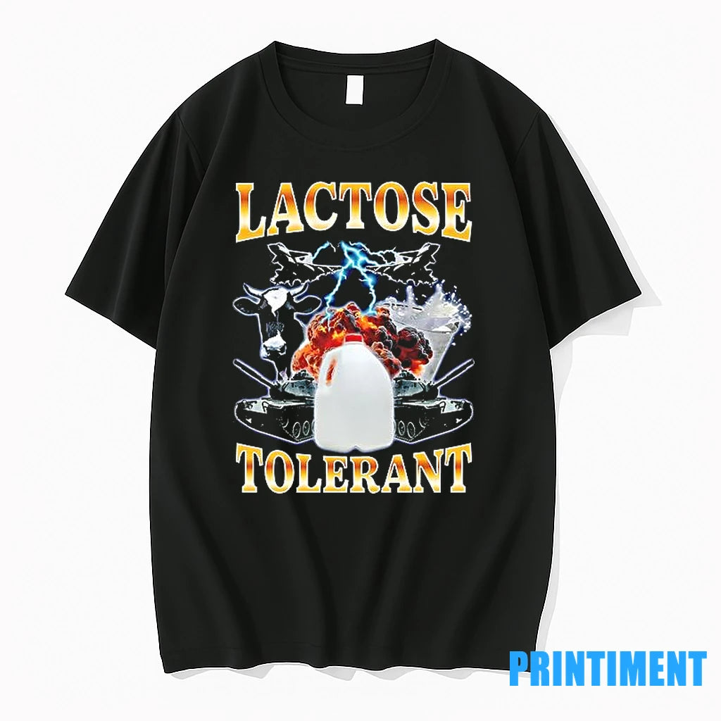 Lactose Tolerant Lightning Graphic Tshirts Sweater