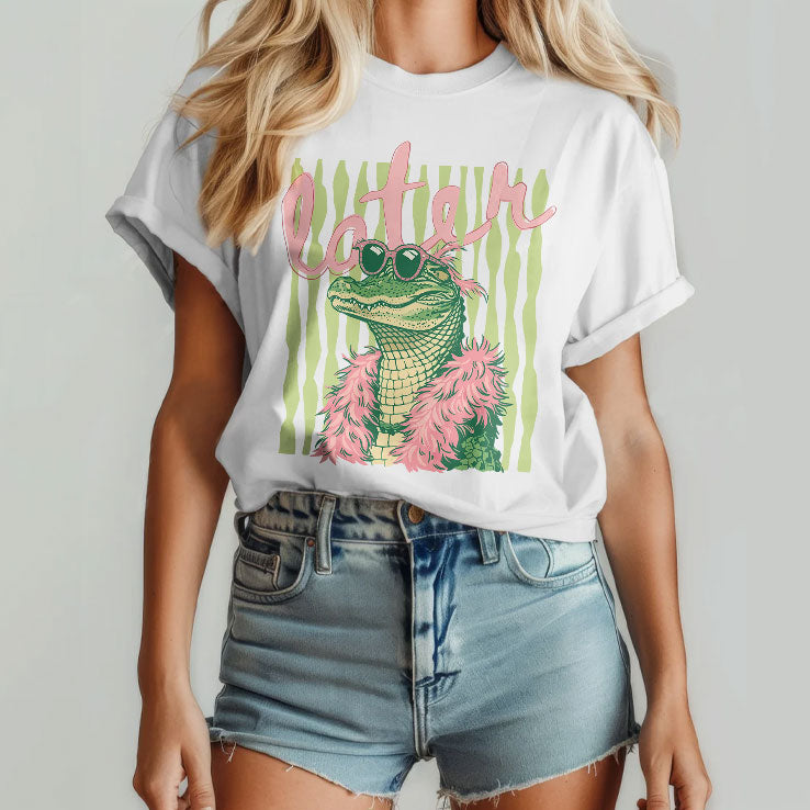 Later Alligator Summer T Shirt