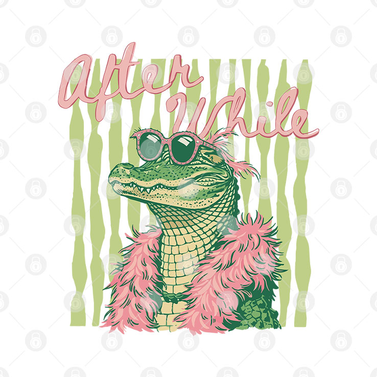 Later Alligator Summer T Shirt