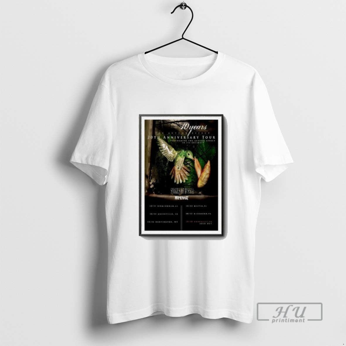 Limited Edition 10 Years The Autumn Effect 10th Anniversary Tour 2025 October Graphic