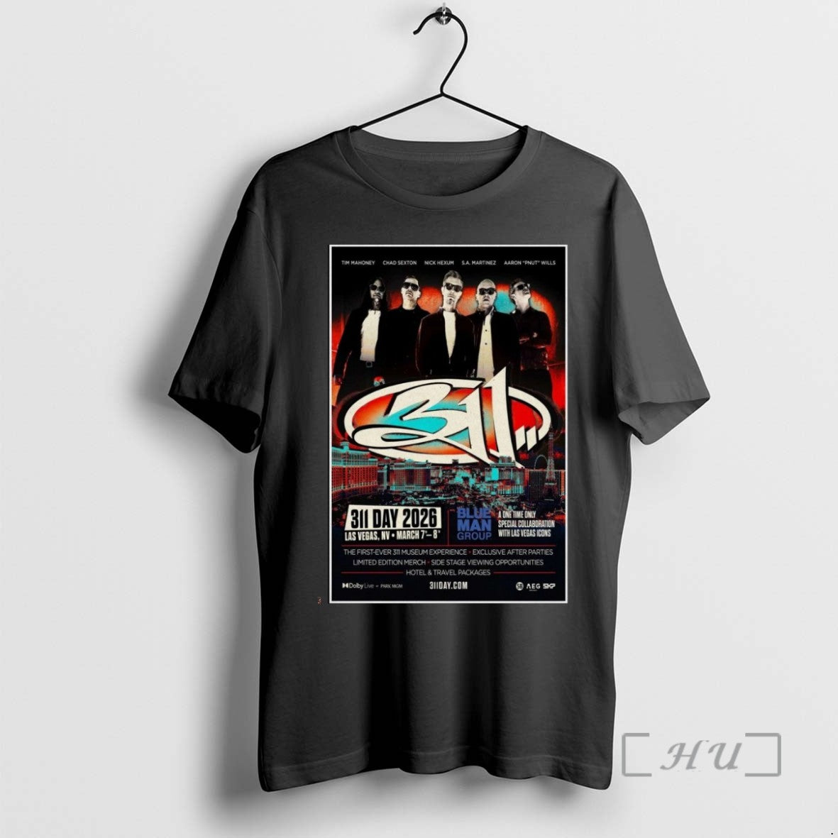 Limited Edition 311 Las Vegas Nv March 7 8 2026 Blue Man Group