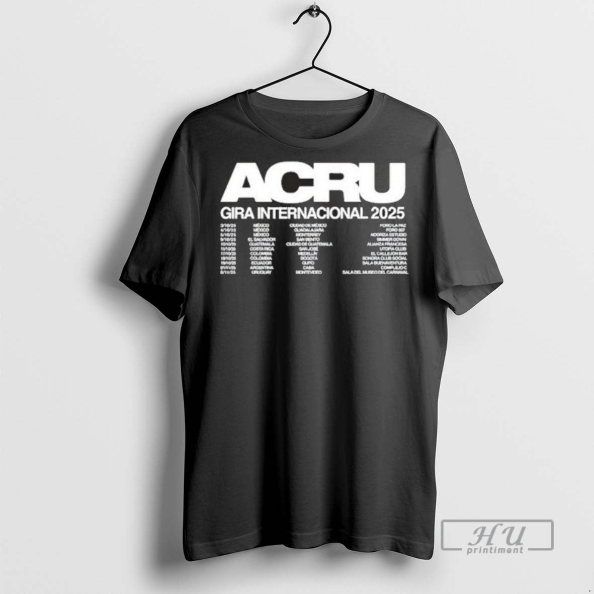 Limited Edition Acr1uno Gira Internacional Tour 2025 Graphic Tee Shirt Sweatshirt Hoodies