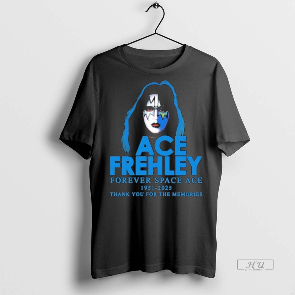 Limited Edition Ace Frehley Forever Space Ace 1951 2025 Thank You For The Memories Tee