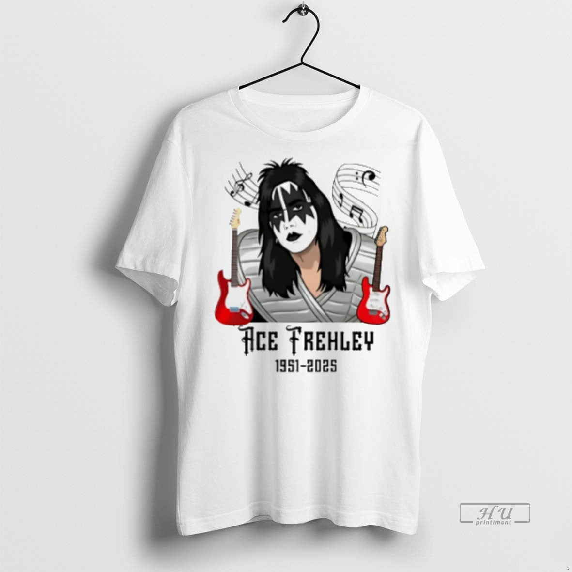 Limited Edition Ace Frehley Rock 1951 2025 Thank You Tee Shirt Sweater