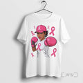 Limited Edition American Women Black African Fight Breast Cancer Pink Ribbon