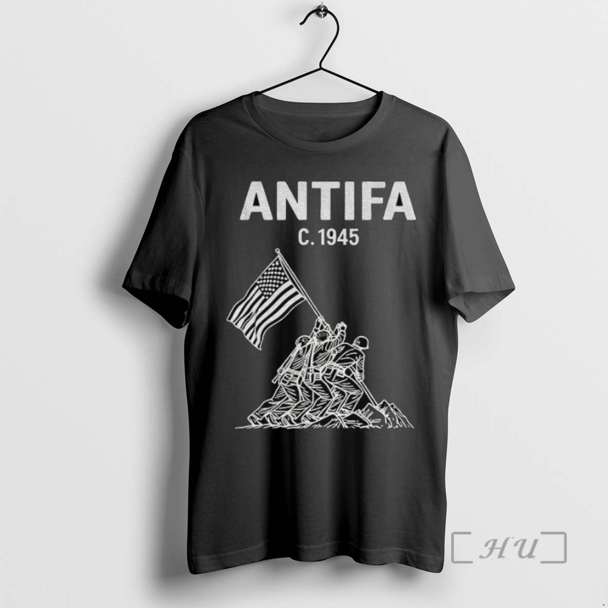 Limited Edition Antifa C 1945 American Flag Tee Shirt Sweater