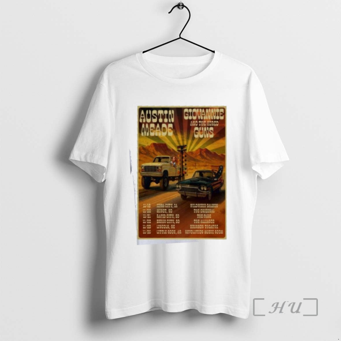 Limited Edition Austin Meade Giovannie The Hired Guns 2025 Tee Shirt Sweater