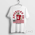 Limited Edition Baker Mayfield Americas Qb Flag Tee Shirt Sweater