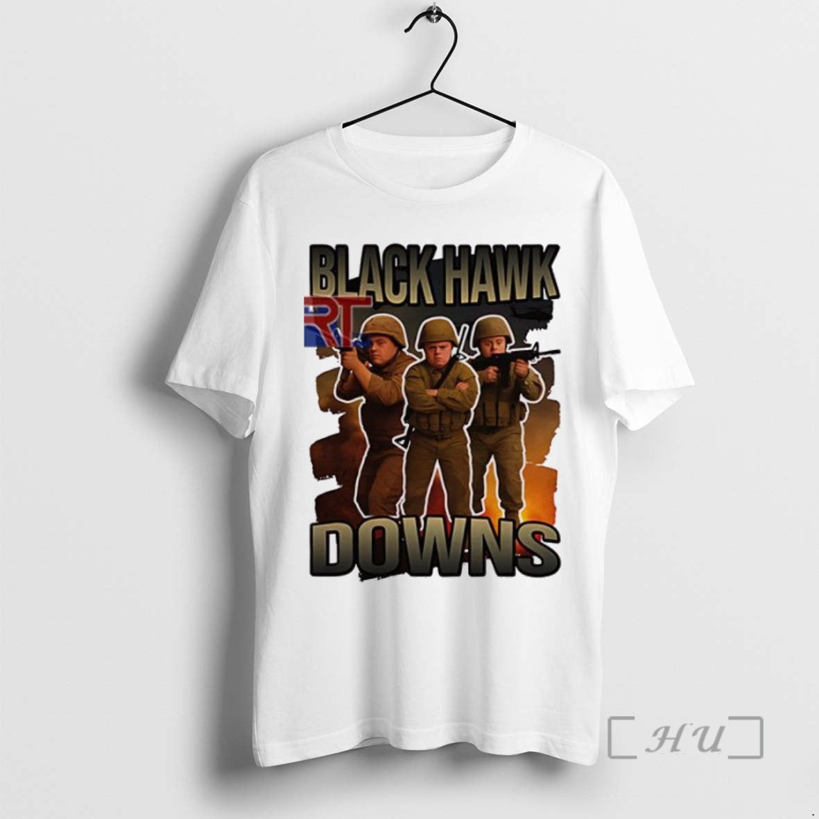 Limited Edition Black Hawk Downs Tee Shirt Sweater