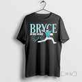 Limited Edition Bryce Harper In His Veins Pitching Signature Tee Shirt Sweater