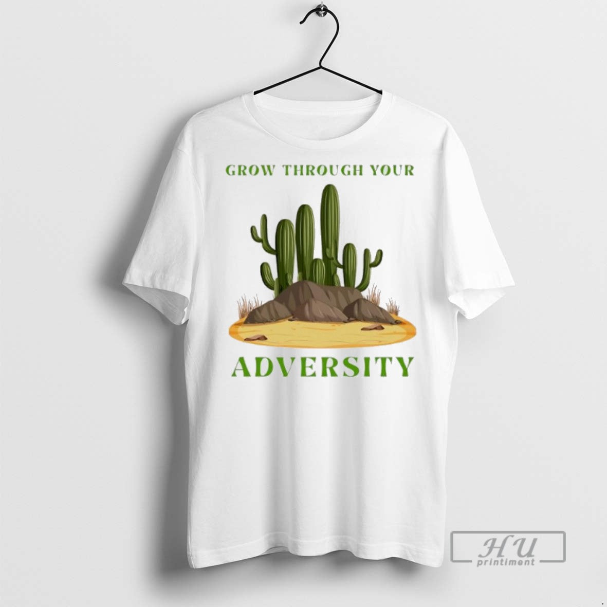 Limited Edition Cactus Grow Through Your Adversity Graphic Tee Shirt Sweatshirt Hoodies