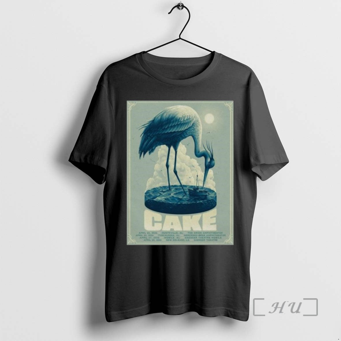 Limited Edition Cake Band Show Alabama Louisiana April 2026 Long Sleve Tee Shirt Sweater