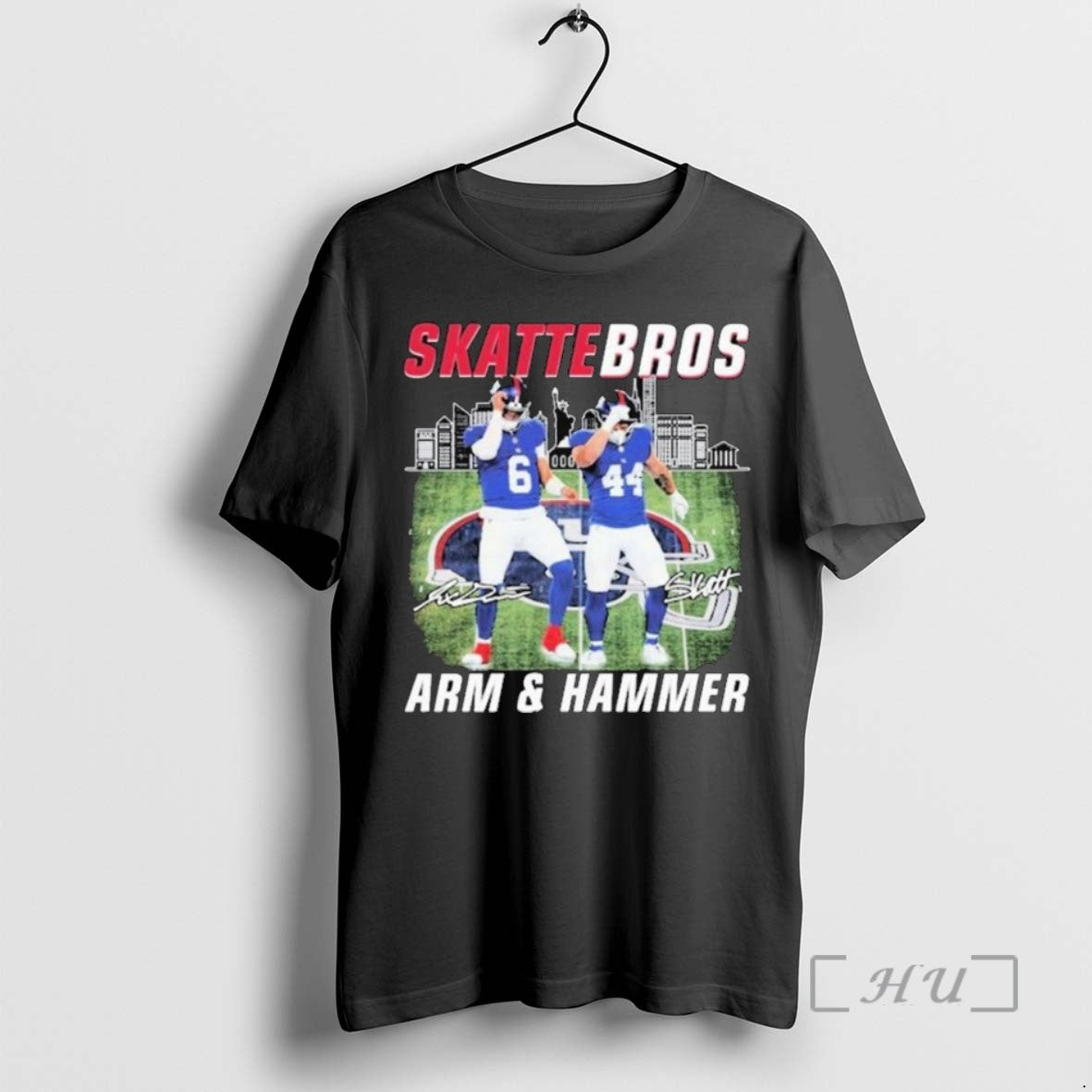 Limited Edition Cam Skattebo And Jaxson Dart Skattebros Arm Hammer Signatures Long Sleve