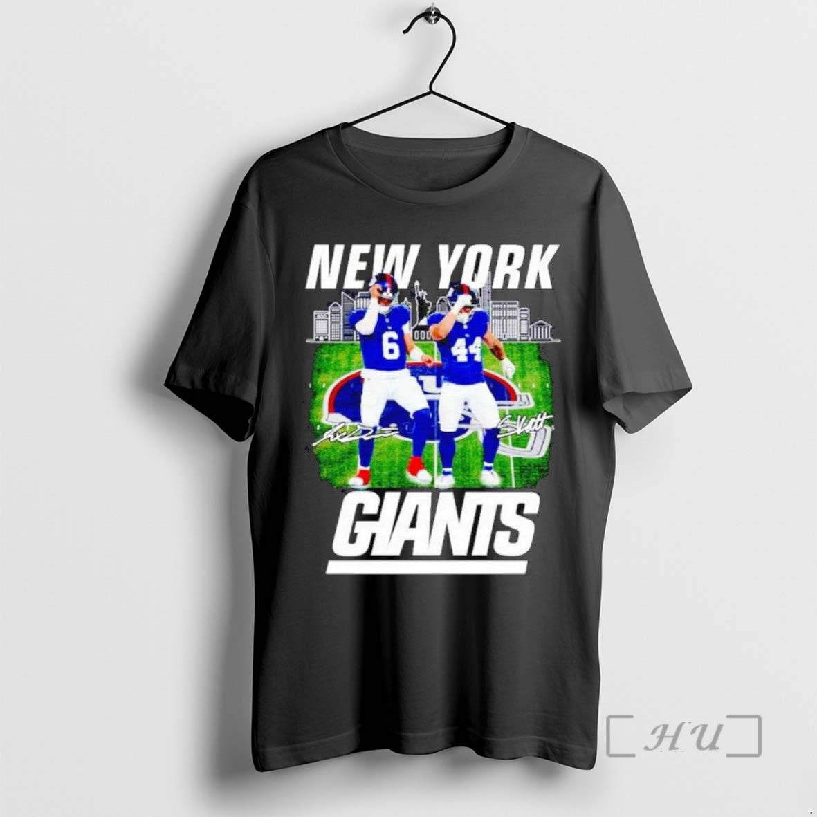Limited Edition Cameron Skattebo And Jaxson Dart New York Giants Tee Shirt Sweater