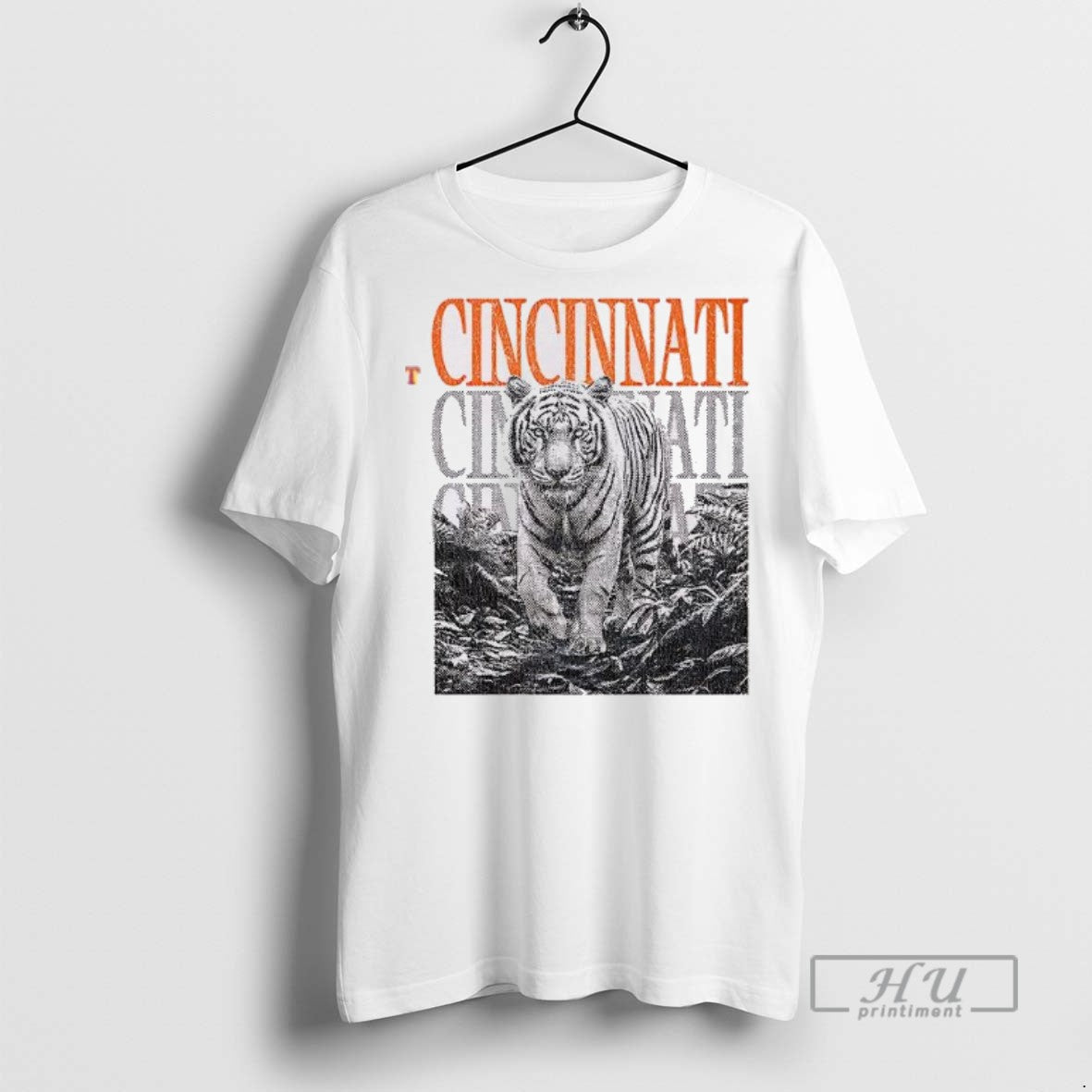 Limited Edition Cincinanti White Tiger Graphic Tee Shirt Sweatshirt Hoodies