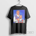 Limited Edition Coach Dan Campbell And Quarterback Jared Goff Step Brothers Graphic Tee Shirt