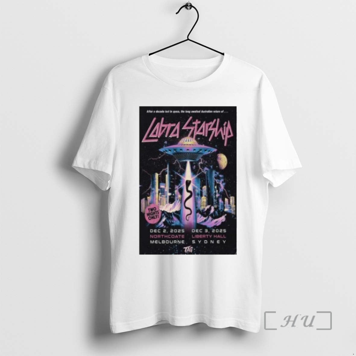 Limited Edition Cobra Starship Dec 3 2025 Liberty Hall Sydney Australia Tee Shirt Sweater