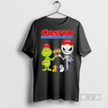 Limited Edition Costco Wholesale X Grinch And Jack Skellington Fist Bump Uniwilling Friends Graphic Tee